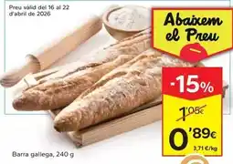 Caprabo Barra gallega oferta