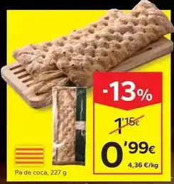 Caprabo Pa de coca oferta