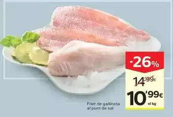 Caprabo Filet de gallineta al punt de sal oferta