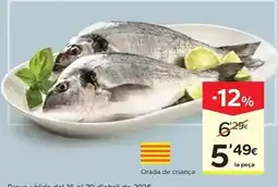 Caprabo Orada de criança oferta