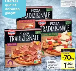 Caprabo Dr oetker - pizza tradizionale speciale oferta