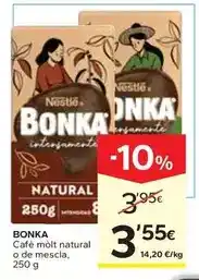 Caprabo Bonka - cafè mòlt natural o de mescla oferta