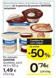 Caprabo Danone - quallada oferta