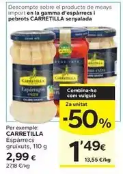 Caprabo Carretilla - esparrecs gruixuts oferta