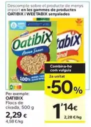 Caprabo Oatibix - flocs de civada oferta