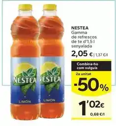 Caprabo Nestea - gamma de refrescos de te oferta