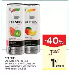 Caprabo Celsius - beguda energetica oferta