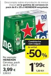 Caprabo Heineken - cervesa oferta