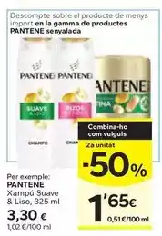 Caprabo Pantene - xampu suave & liso oferta