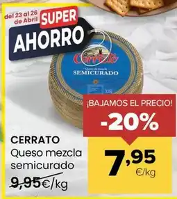 Autoservicios Familia Cerrato - queso mezcla semicurado oferta