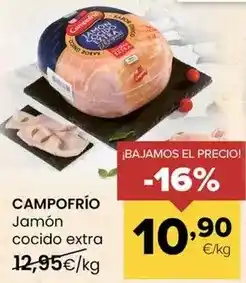 Autoservicios Familia Campofrío - jamón cocido extra oferta
