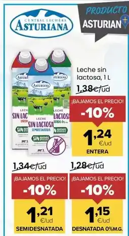 Autoservicios Familia Asturiana - leche sin lactosa oferta