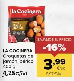 Autoservicios Familia La cocinera - croquetas de jamón ibérico oferta