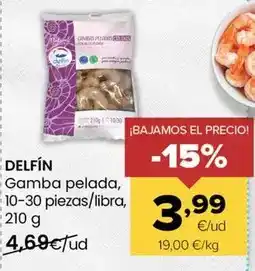 Autoservicios Familia Delfín - gamba pelada oferta