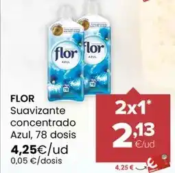 Autoservicios Familia Flor - suavizante concentrado azul oferta
