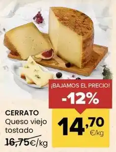 Autoservicios Familia Cerrato - queso viejo tostado oferta