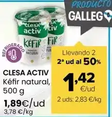 Autoservicios Familia Clesa activ - kéfir natural oferta