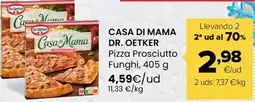 Autoservicios Familia Dr. oetker casa di mama - pizza prosciutto funghi oferta
