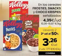 Autoservicios Familia Frosties/smacks/choco krispies - cereales oferta