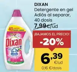 Autoservicios Familia Dixan - detergente en gel adios al separar oferta