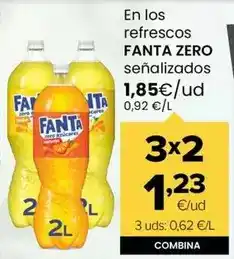 Autoservicios Familia Fanta zero - refrescos oferta