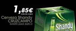 Cash Ifa Cruzcampo - cerveza shandy oferta