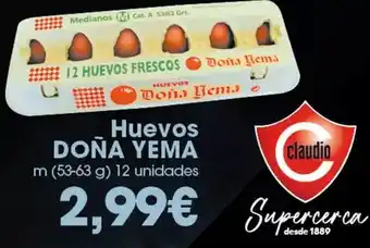 Claudio Doña yema - huevos oferta