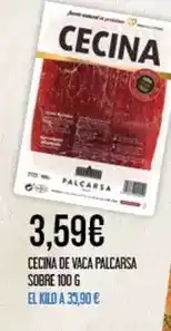 Claudio Palcarsa - cecina de vaca oferta
