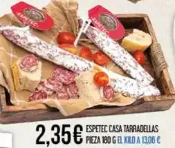 Claudio Casa tarradellas - espetec oferta