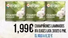 Claudio Ifa eliges - champiñones laminados oferta