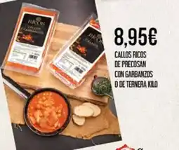 Claudio Callos ricos de precosan con garbanzos o de ternera oferta