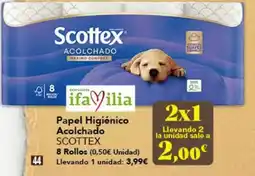 Gadis Scottex - papel higienico acolchado oferta