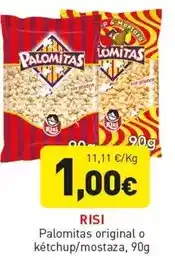 Hiperber Risi - palomitas original o ketchup/mostaza oferta