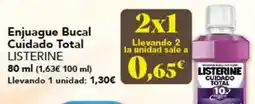 Gadis Listerine - enjuague bucal cuidado total oferta