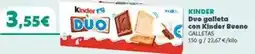 Hiperber Kinder - duo galleta con bueno oferta