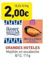 Hiperber Grandes hoteles - mejillon en escabeche oferta
