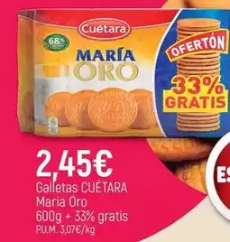 CoMarket Cuétara - galletas maria oro oferta
