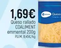 CoMarket Coaliment - queso rallado emmental oferta