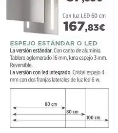 BdB Espejo estándar o led oferta