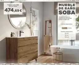 BdB Mueble con patas soba 100 cm + lavabo oferta