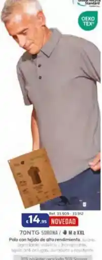 Coferdroza Polo con tejido de alto rendimiento oferta