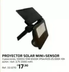 Coferdroza Proyector solar mini+sensor oferta