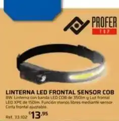 Coferdroza Linterna led frontal sensor cob oferta