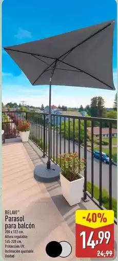 ALDI Belavi - parasol para balcon oferta