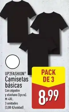 ALDI Up2fashion - camisetas basicas oferta