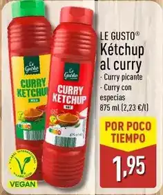 ALDI Le gusto - ketchup al curry oferta