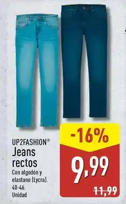ALDI Up2fashion - jeans rectos oferta