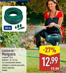 ALDI Gardenline - manguera oferta