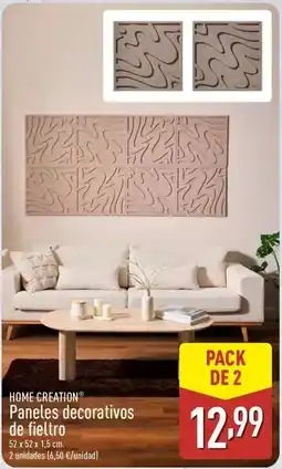 ALDI Home creation - paneles decorativos de fieltro oferta