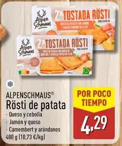 ALDI Alpenschmaus - rosti de patata oferta